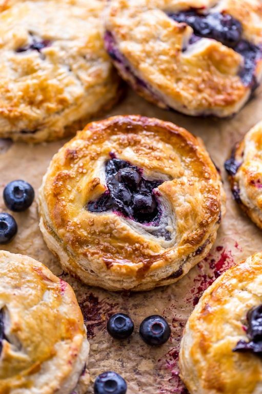 Flaky Blueberry Hand Pies
