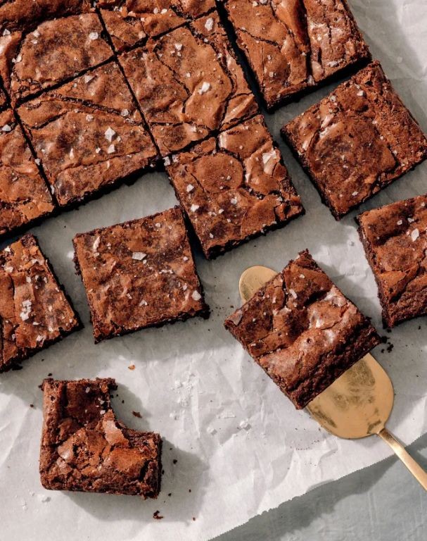Flourless Espresso Brownies
