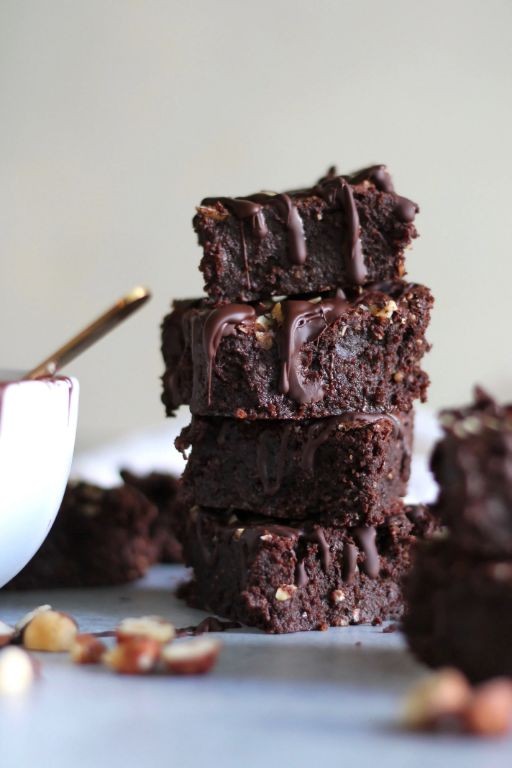 Flourless Hazelnut Brownies