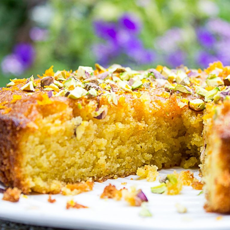 Flourless Orange Polenta Cake
