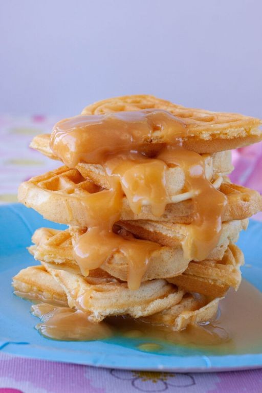 Fluffy Evaporated Milk Waffles