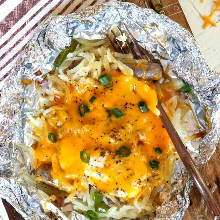 Foil Packet Breakfast Hash