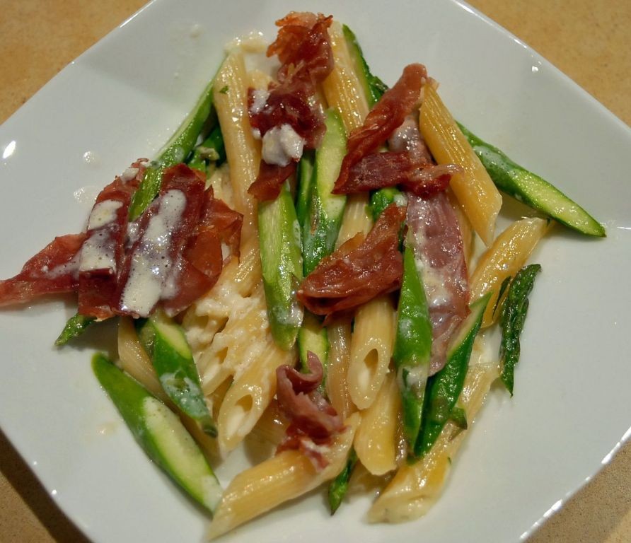 Fontina and Asparagus Pasta Bake