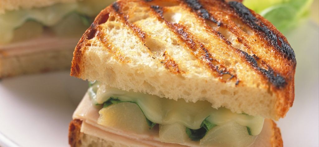 Fontina and Pear Panini