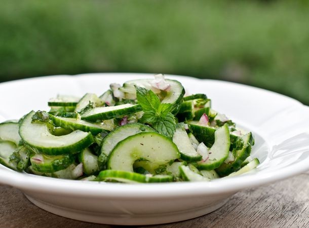 Fresh Cucumber and Mint Salad