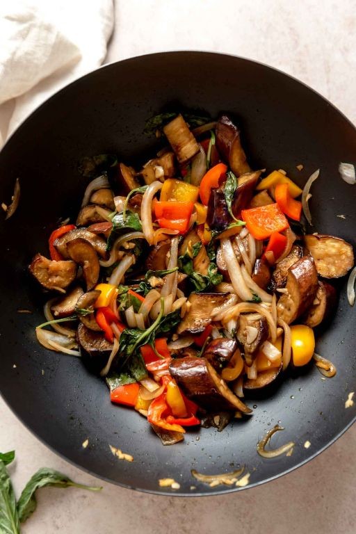 Fried Thai Eggplant with Chili Sauce