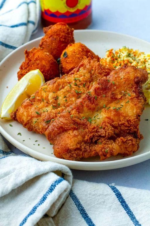 Fried Whiting with Cajun Spice