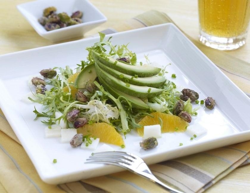 Frisee and Avocado Salad with Lemon Dressing