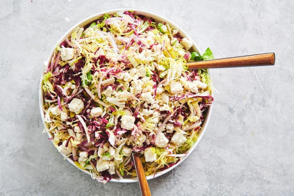 Frisee and Radicchio Salad with Citrus Vinaigrette