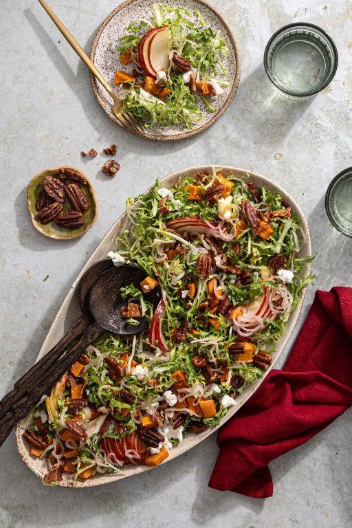 Frisee and Roasted Butternut Squash Salad