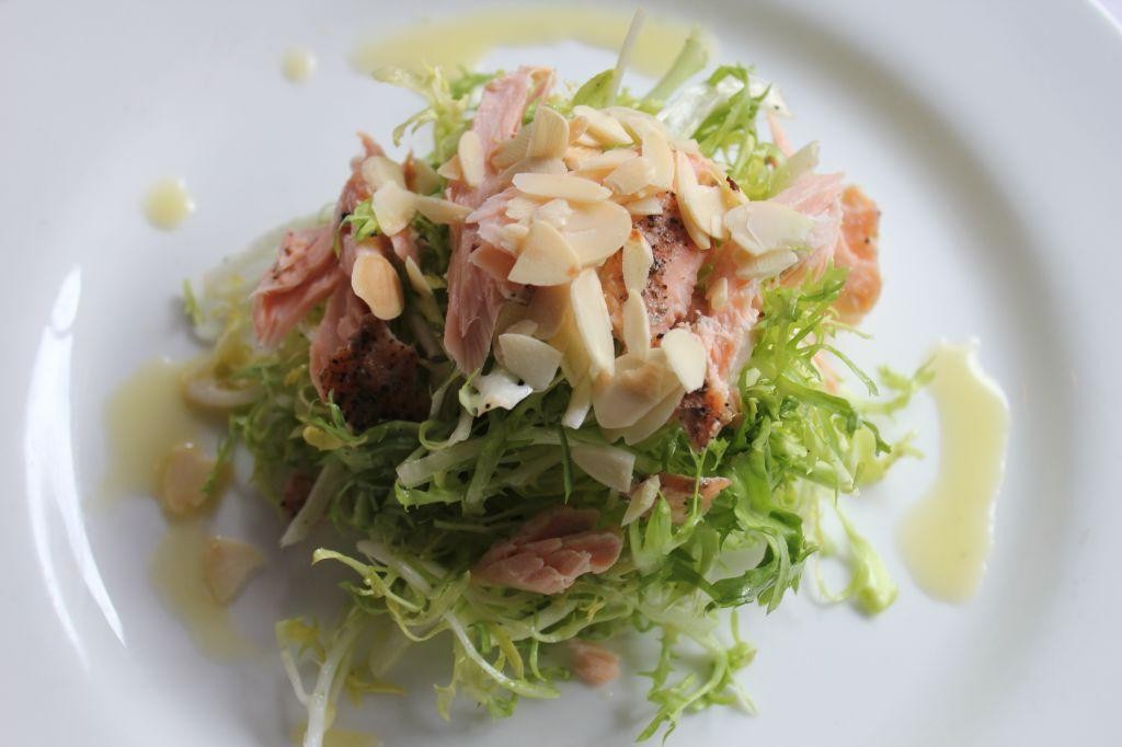 Frisee and Smoked Salmon Salad