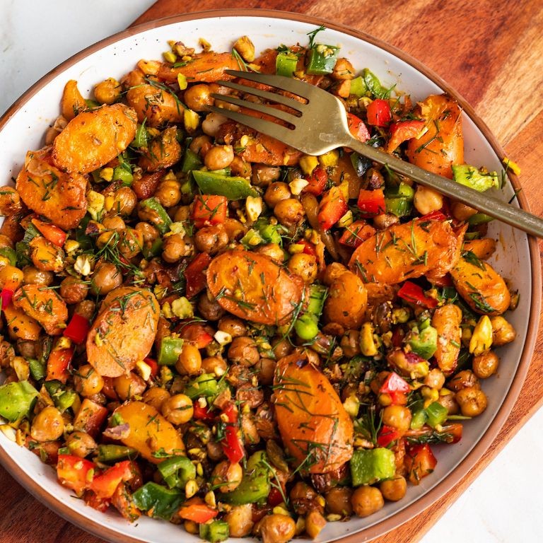 Frozen Carrot and Chickpea Salad
