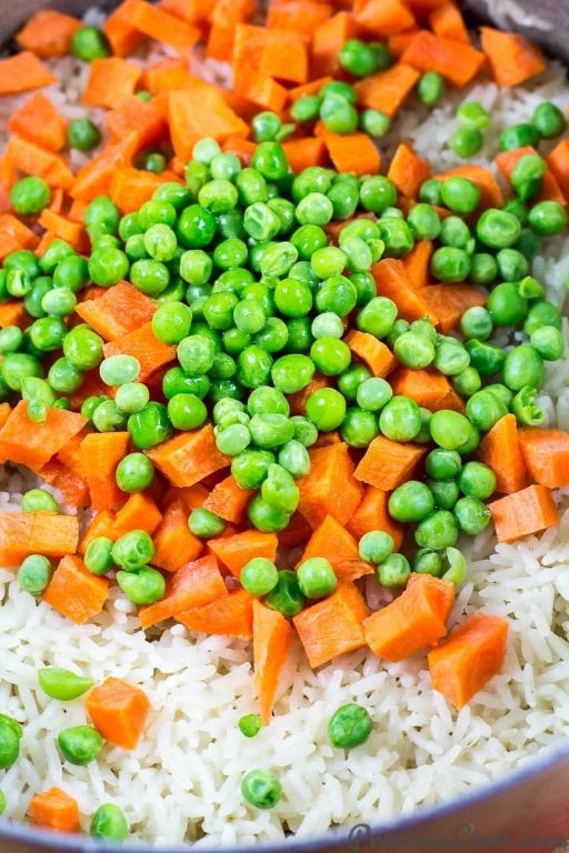 Frozen Carrot and Coconut Rice
