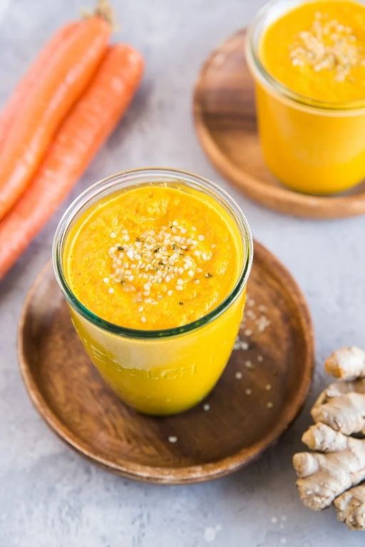 Frozen Carrot and Ginger Smoothie