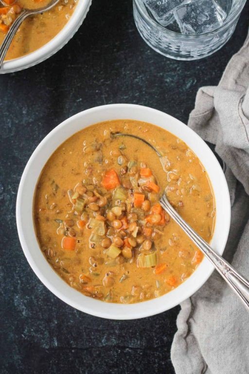 Frozen Carrot and Lentil Curry