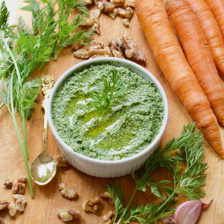 Frozen Carrot and Parsley Pesto