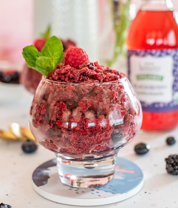 Frozen Mixed Fruit Granita