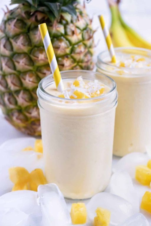Frozen Pineapple Coconut Smoothie