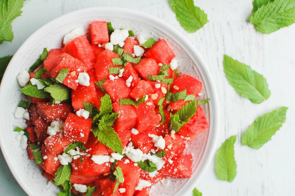Frozen Watermelon Salad