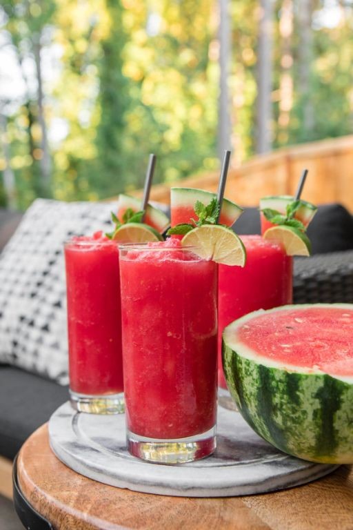 Frozen Watermelon Slushie