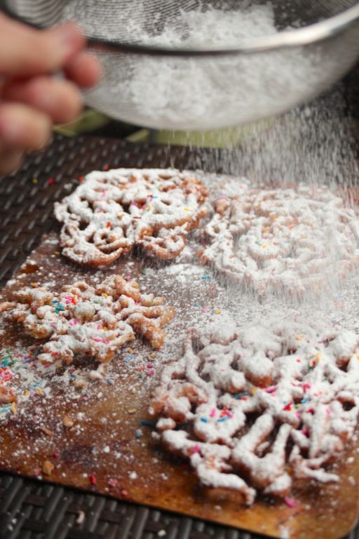Funfetti Birthday Cake Funnel Cake