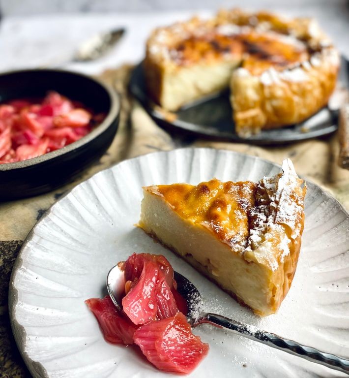 Galatopita: Milk Pie with Cinnamon