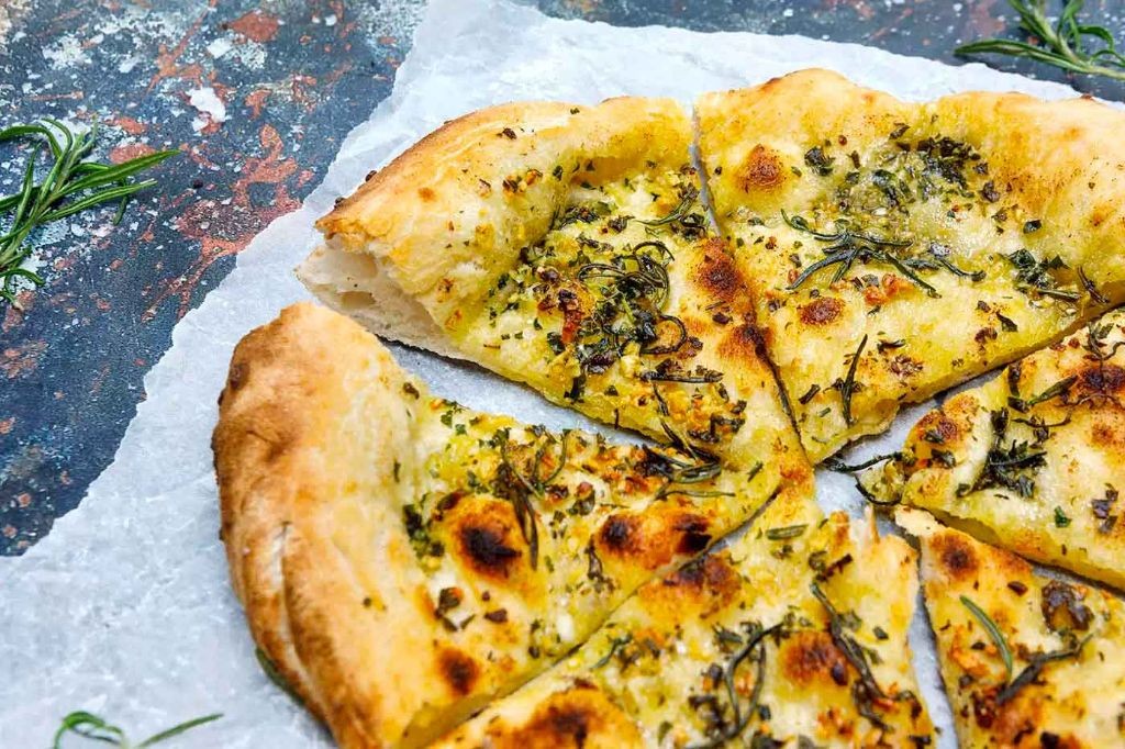 Garlic Bread Pizza Crust