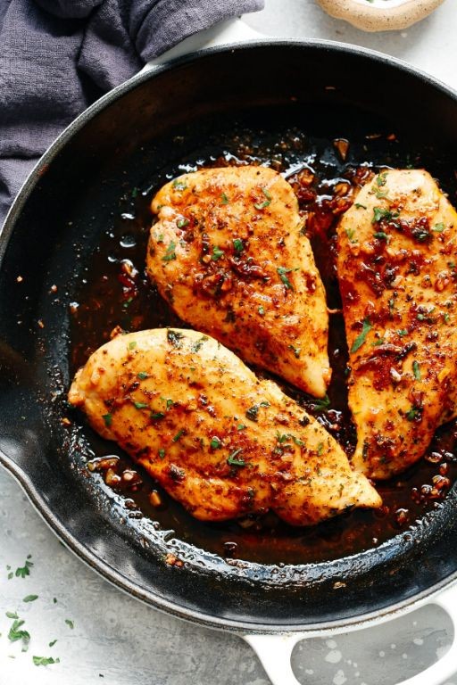Garlic Butter Baked Boneless Chicken Breast