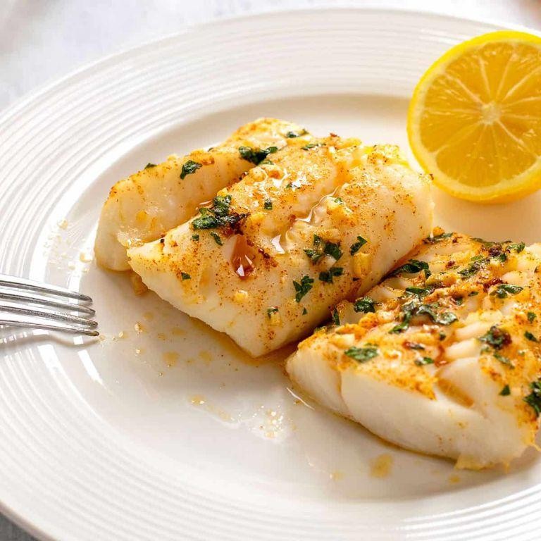 Garlic Butter Baked Cod