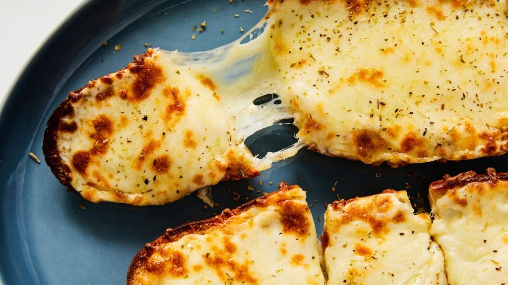 Garlic Butter Cheesy French Bread Pizza