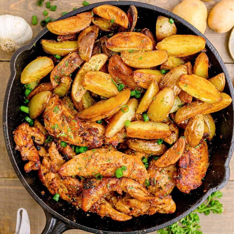 Garlic Butter Chicken and Potato Delight