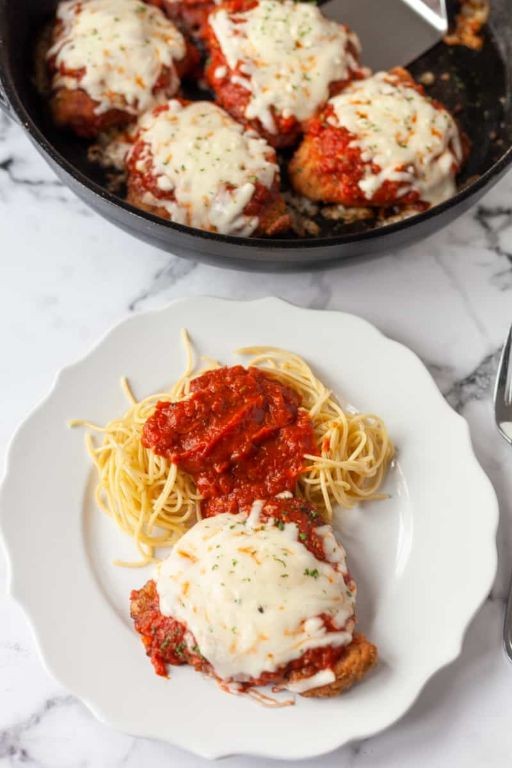 Garlic Butter Chicken with Homemade Marinara
