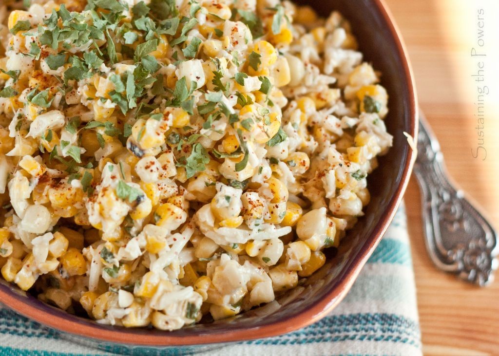 Garlic Butter Esquites with Parmesan