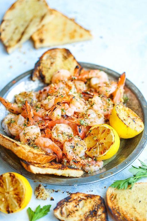 Garlic Butter Griddle Shrimp