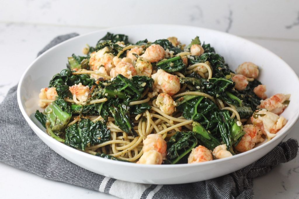 Garlic Butter Langostino Pasta