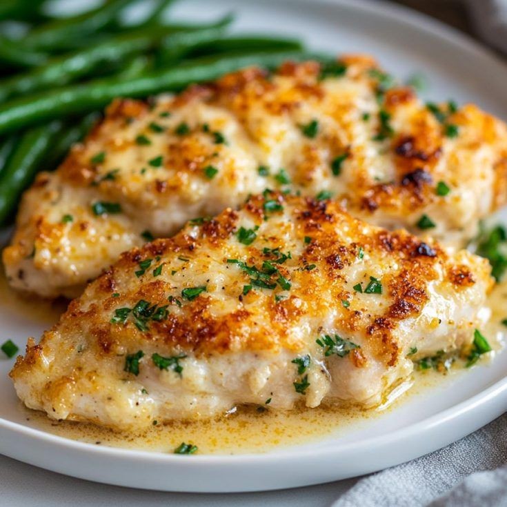 Garlic Butter Parmesan Chicken Breast