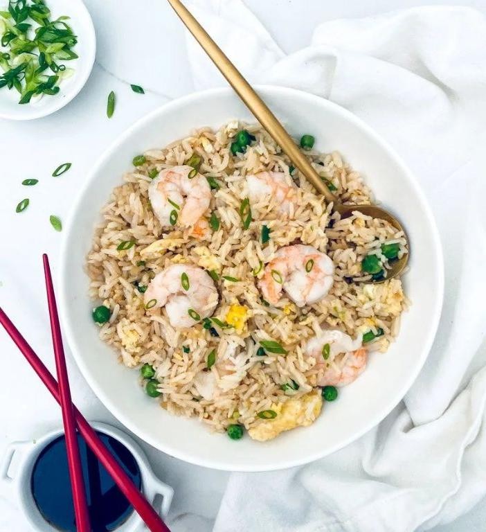 Garlic Butter Shrimp Fried Rice