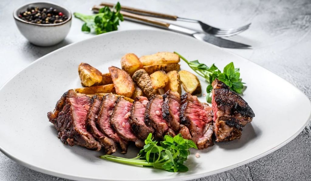 Garlic Butter Tenderized Round Steak