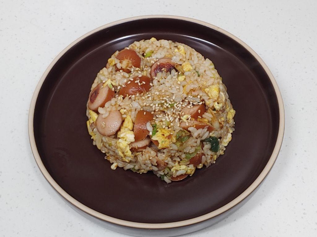 Garlic Butter Vienna Sausage and Rice