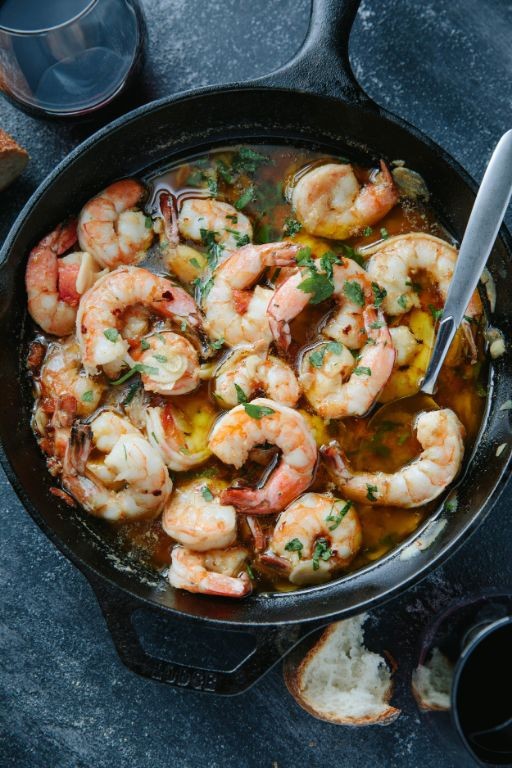 Garlic Chili Oil Shell On Shrimp