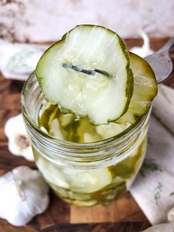 Garlic Dill Bread and Butter Pickles