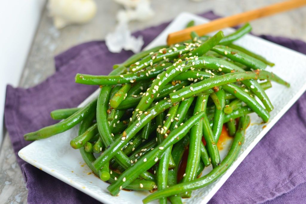 Garlic Green Beans with Sesame