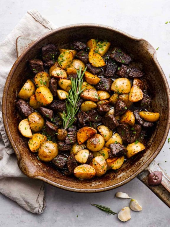 Garlic Herb Butter Steak Bites