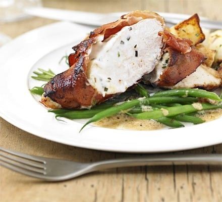 Garlic Herb Mascarpone Stuffed Chicken Breast