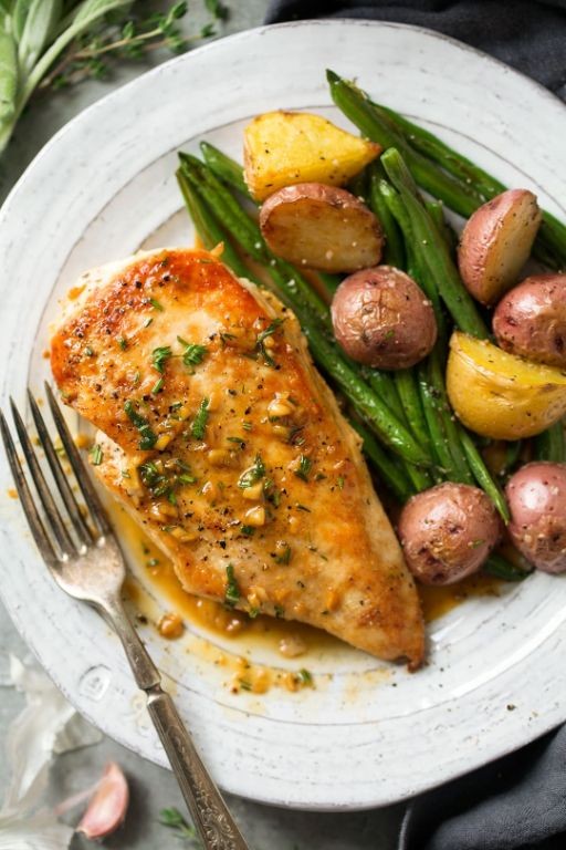 Garlic Herb Pan-Seared Chicken Breast