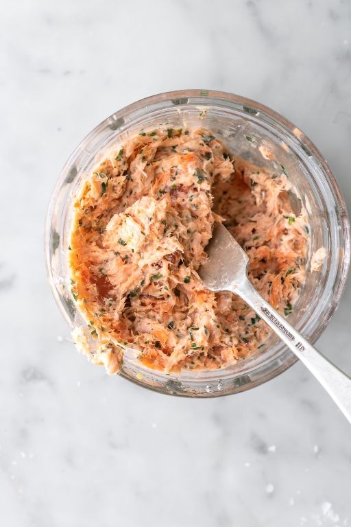 Garlic Herb Salmon Dip