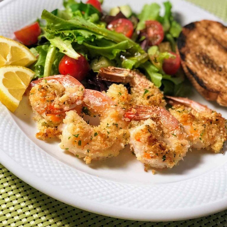 Garlic Parmesan Breaded Shrimp