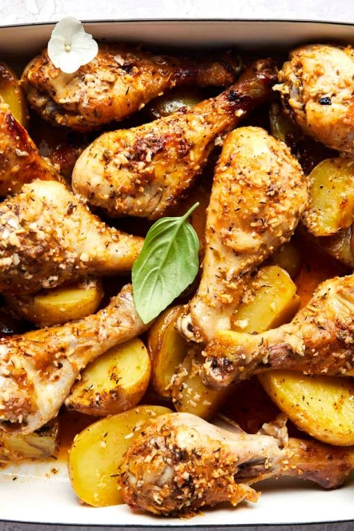 Garlic Parmesan Chicken Drumsticks