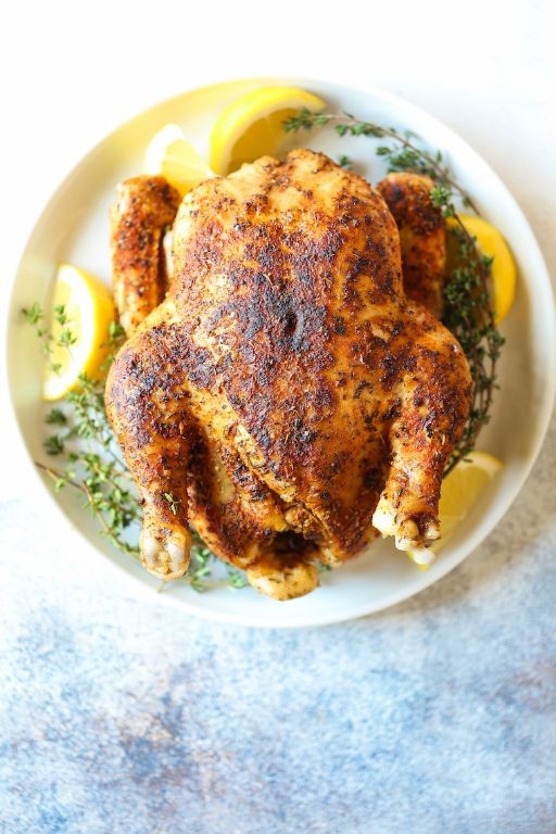 Garlic Parmesan Instant Pot Whole Chicken