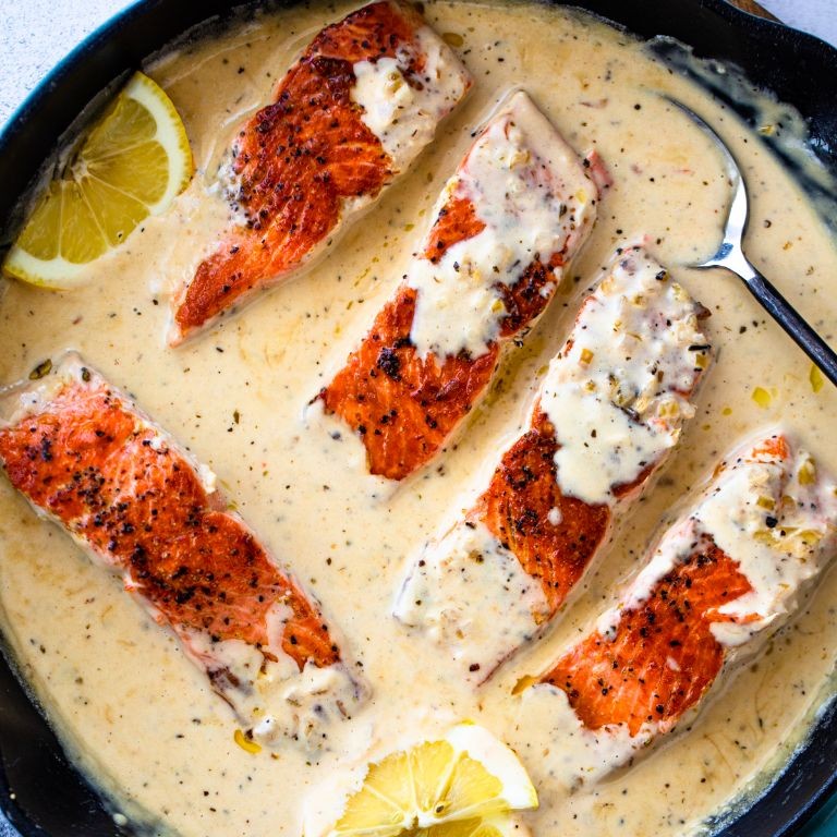 Garlic Parmesan Salmon Marinade